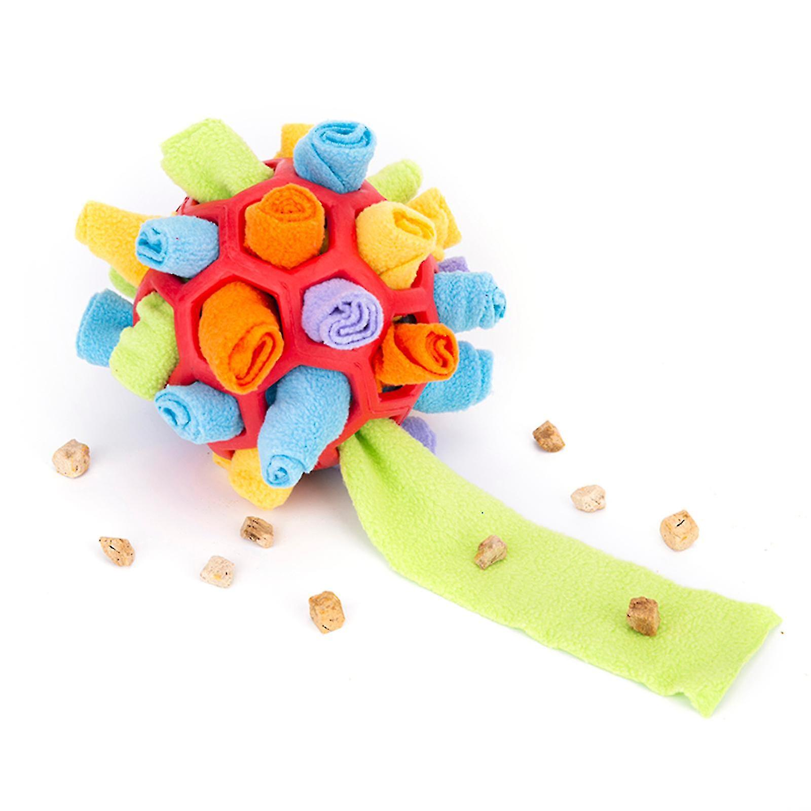 Interactive Dog Puzzle Toys Encourage Natural Foraging Skills Portable Pet Snuffle Ball Toy Slow Feeder Training