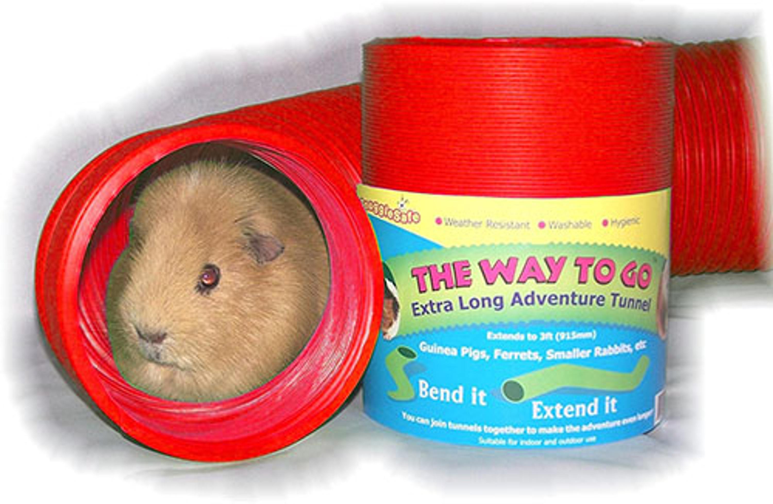 SnuggleSafe Way to Go Fun Tunnel Toy for rabbit， guinea pig， small animals