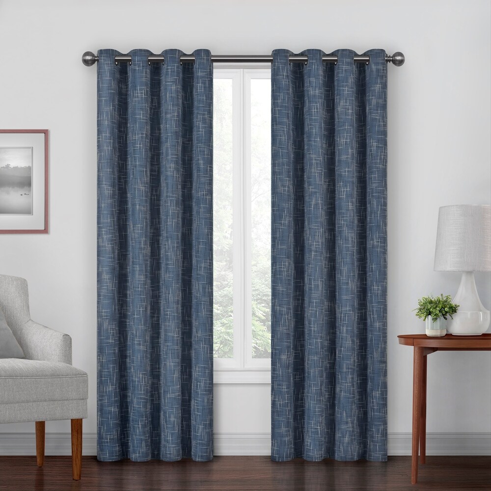 Eclipse Gemini Blackout Window Curtain Panel