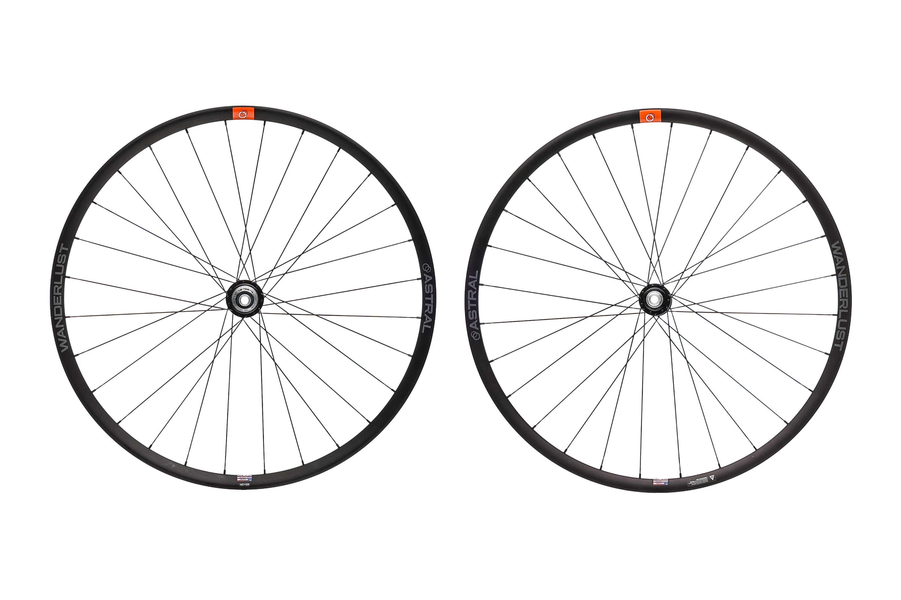 Astral Wanderlust w/ White Industries Hubs Aluminum Tubeless 700c Wheelset