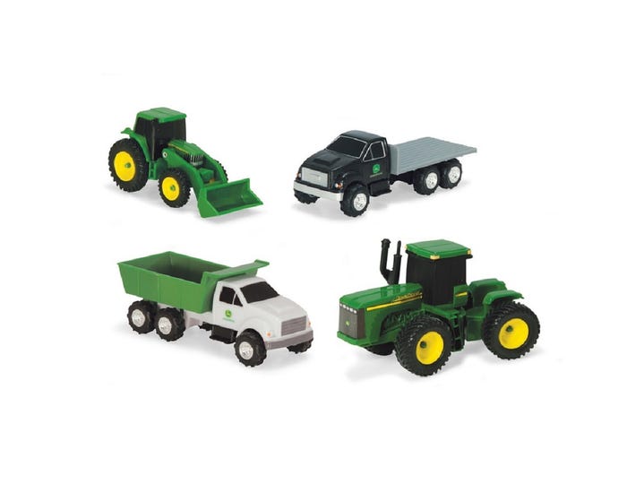 John Deere 4 Piece Truck and Tractor Set - 37685PDQ2