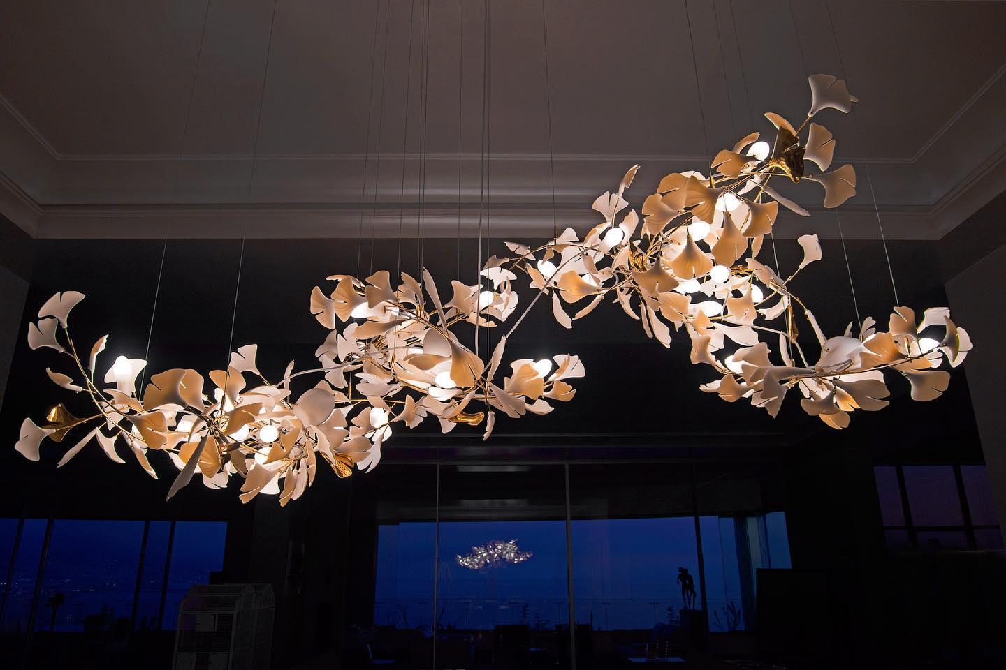 Gingko Chandelier A