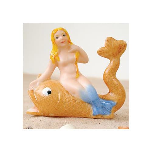 Zoo Med Bathing Beauty Missy on Dolphin Aquarium Ornament