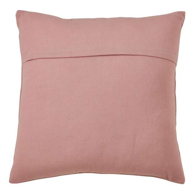 Saro Lifestyle Pom Pom Decorative Pillow Cover