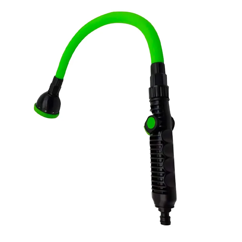 10 Patterns Sprayer High Pressure Water Gun 360 Degree Angle Flexible Garden Watering Wand Bendable Sprayer