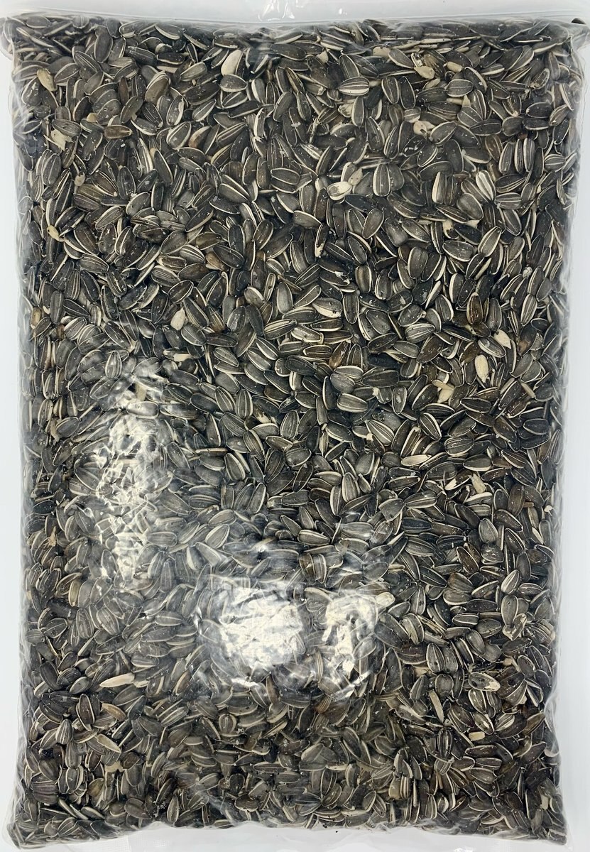 Schoen Farms Striped Sunflower Seeds Bird Food， 5-lb bag