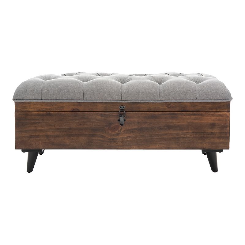 Safavieh Liam Tufted Storage Cocktail Ottoman