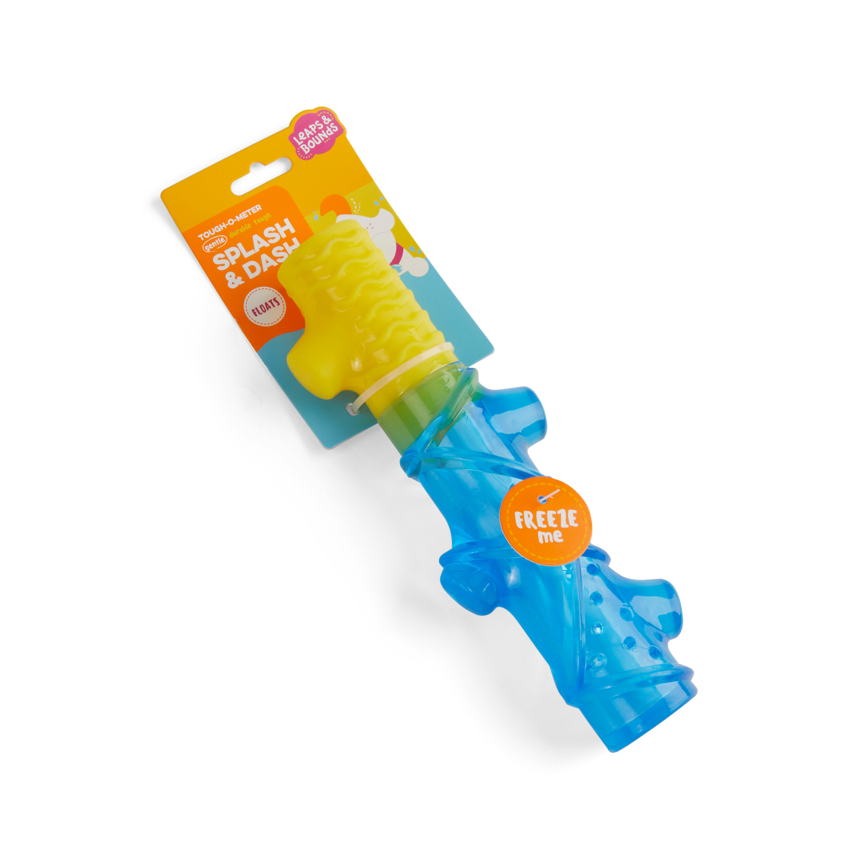 Leaps  Bounds Splash  Dash Floating  Freezeable Water Dog Stick Toy， Small