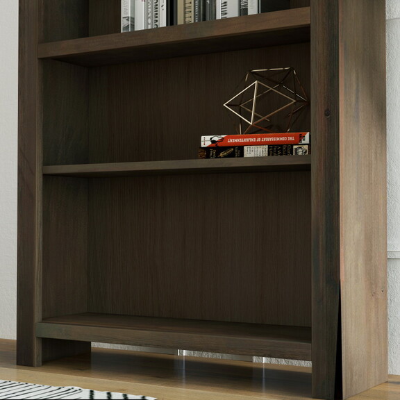 BridgevineHome Fully assembled 72 Brown Bookshelf...