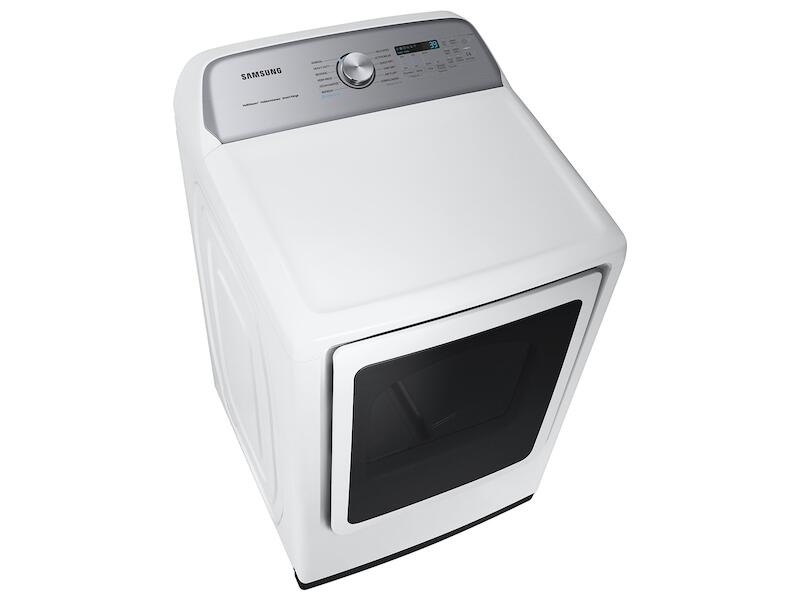 Samsung DVE52A5500W 7.4 Cu. Ft. Smart Electric Dryer With Steam Sanitize+ In White