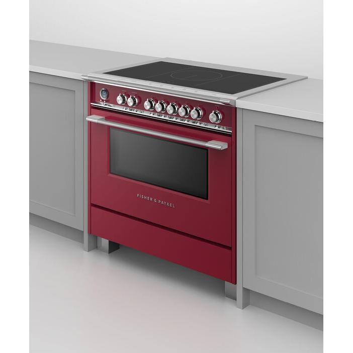 Fisher & Paykel 36-inch Freestanding Electric Range with Induction Technology OR36SCI6R1