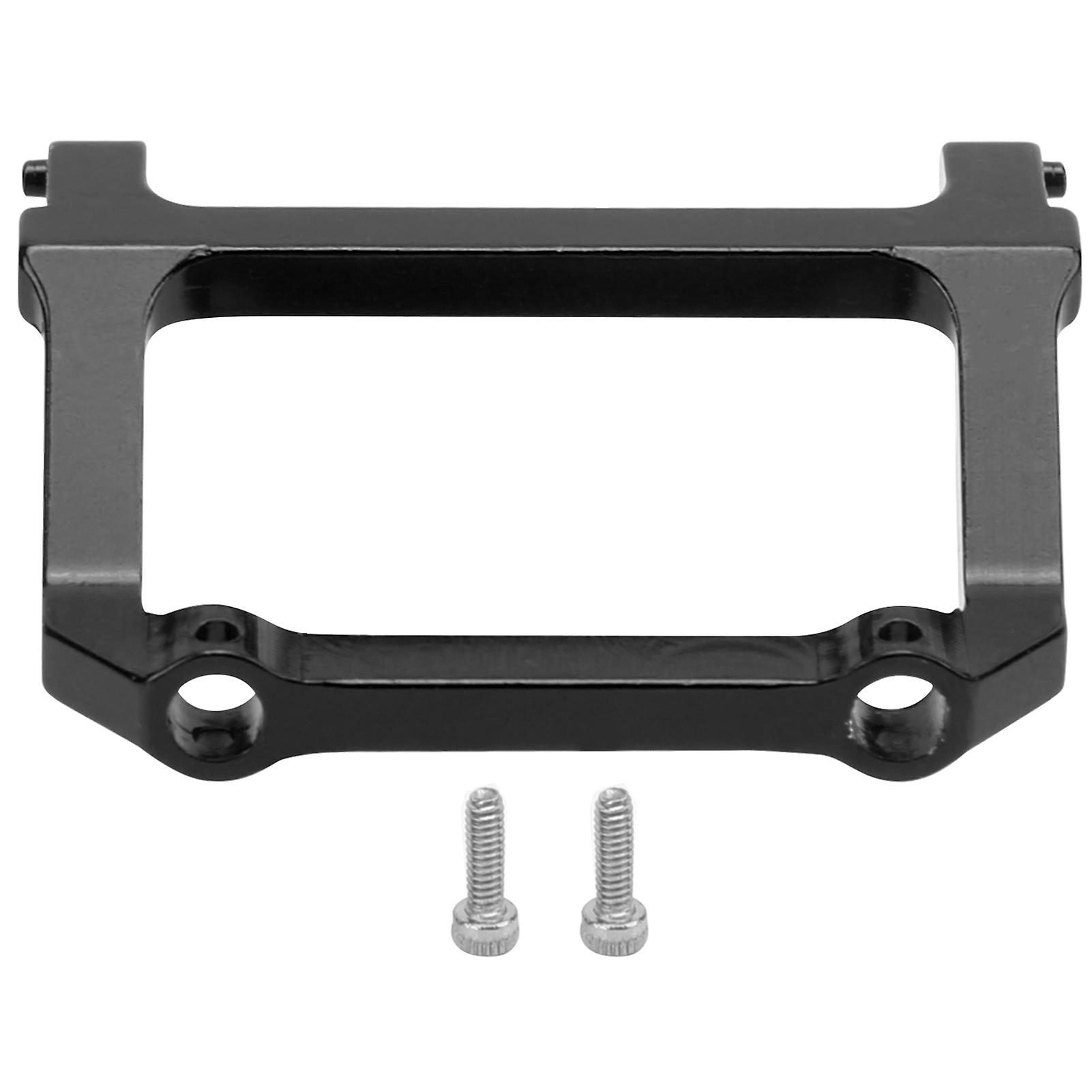 Rc Aluminium Alloy Front Bumper Mount For Axial Scx24 C10 1/24 Rc Car Upgrade Partsblack