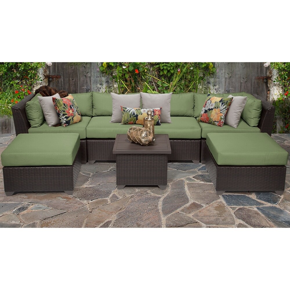 Barbados 7 Piece Outdoor Wicker Patio Furniture Set 07a