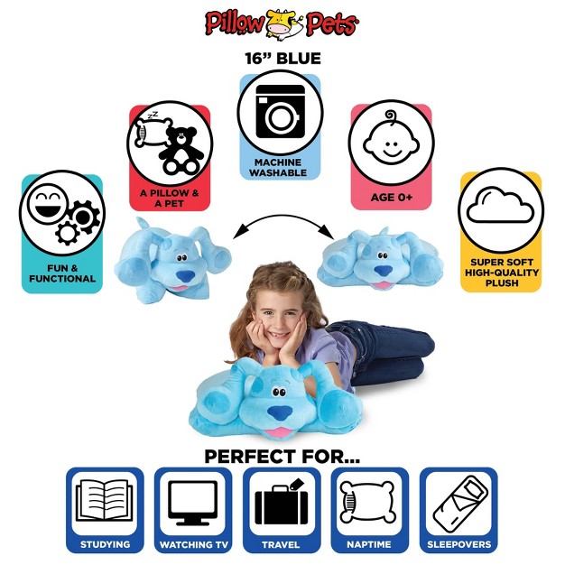 Nickelodeon Blue x27 s Clues Blue Kids x27 Pillow Pet