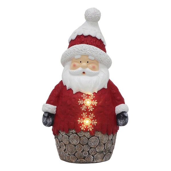 Christmas Santa Resin Statue