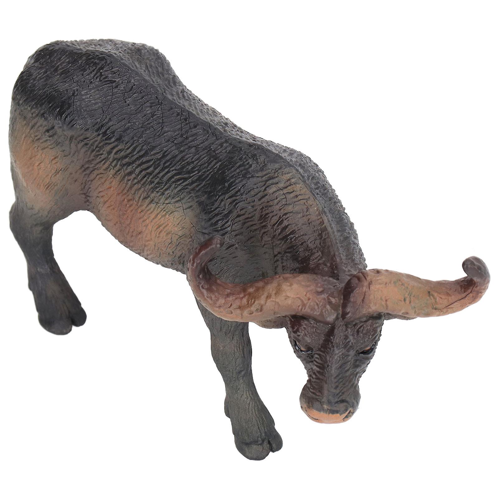 Cow Model Lifelike Educational Decorative Ornament Kids Gift Cattle Animal Toy for Children