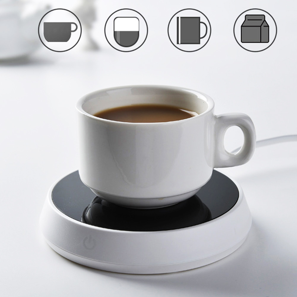 SANWOOD Portable Electric Heating Cup Mat Drinking Water Milk Coffee Mug Heater Warmer