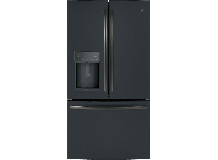 GE Profile ADA ENERGY STAR 22.1 Cu. Ft. Black Slate Counter-Depth French-Door Refrigerator With Hands-Free AutoFill