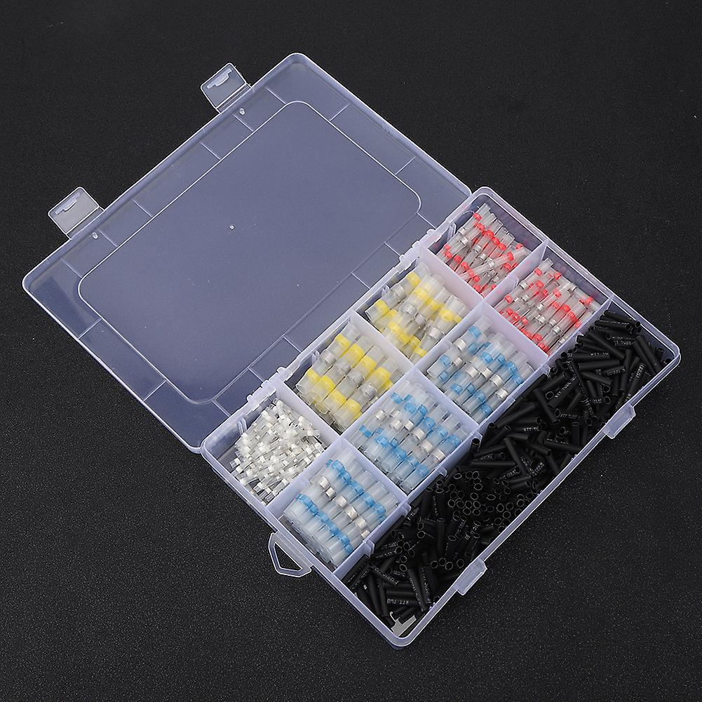 600pcs Solder Sleeve Welding Seal Kit Electrical Connector Heat Shrink Insulation Waterproof