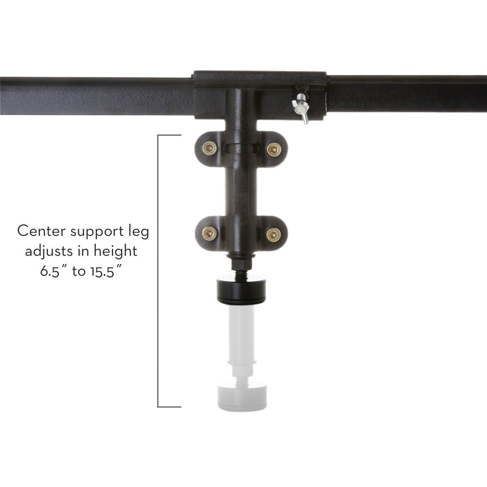 Structures Hook in Metal Bed Rails with Adjustable Height Center Support