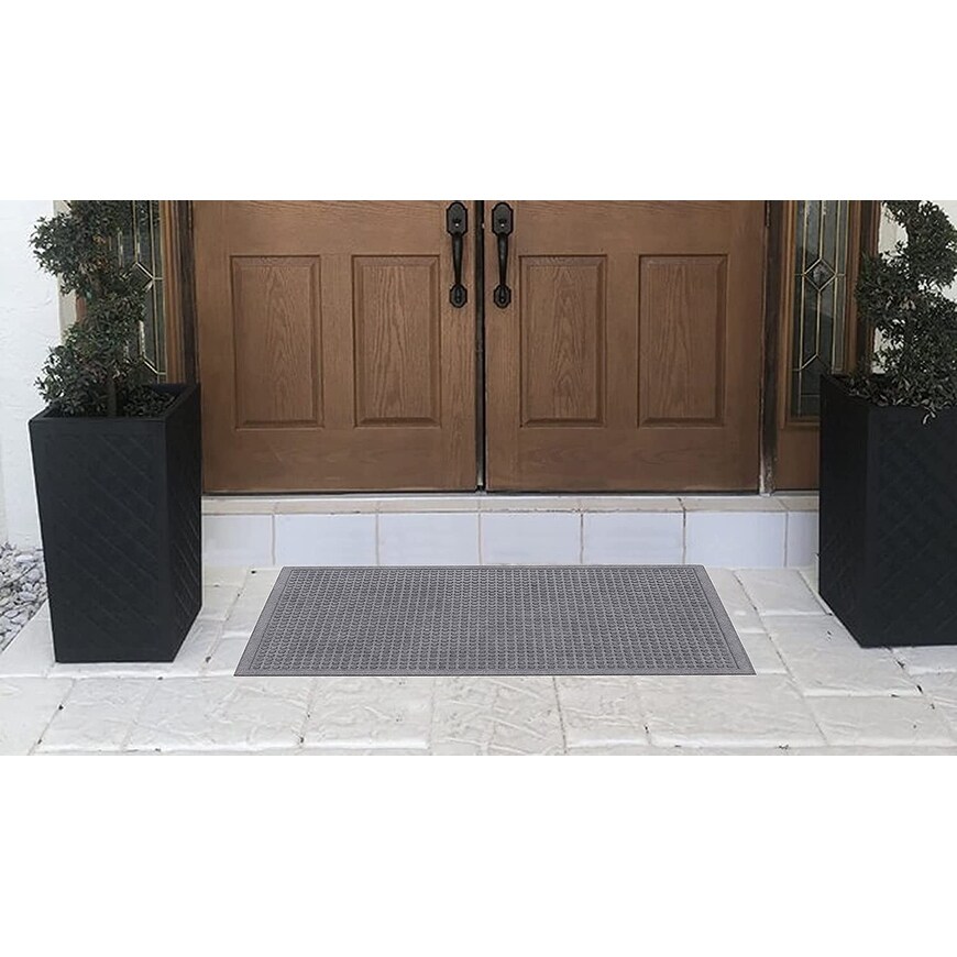 A1HC Heavy Duty Polypropylene Dirt Cleaning   Water Absorbing Doormat 24\