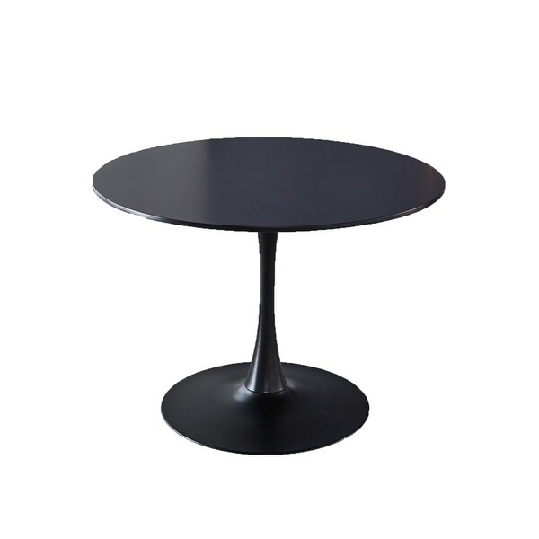 Black Round Dining Table/ End Table Leisure Coffee Table