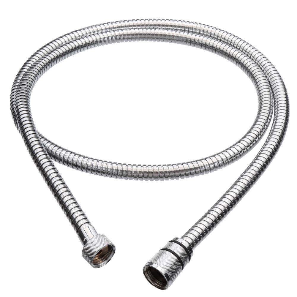 GROHE Rotaflex Metal Longlife 59 in. Twistfree Shower Hose in StarLight Chrome 28417000