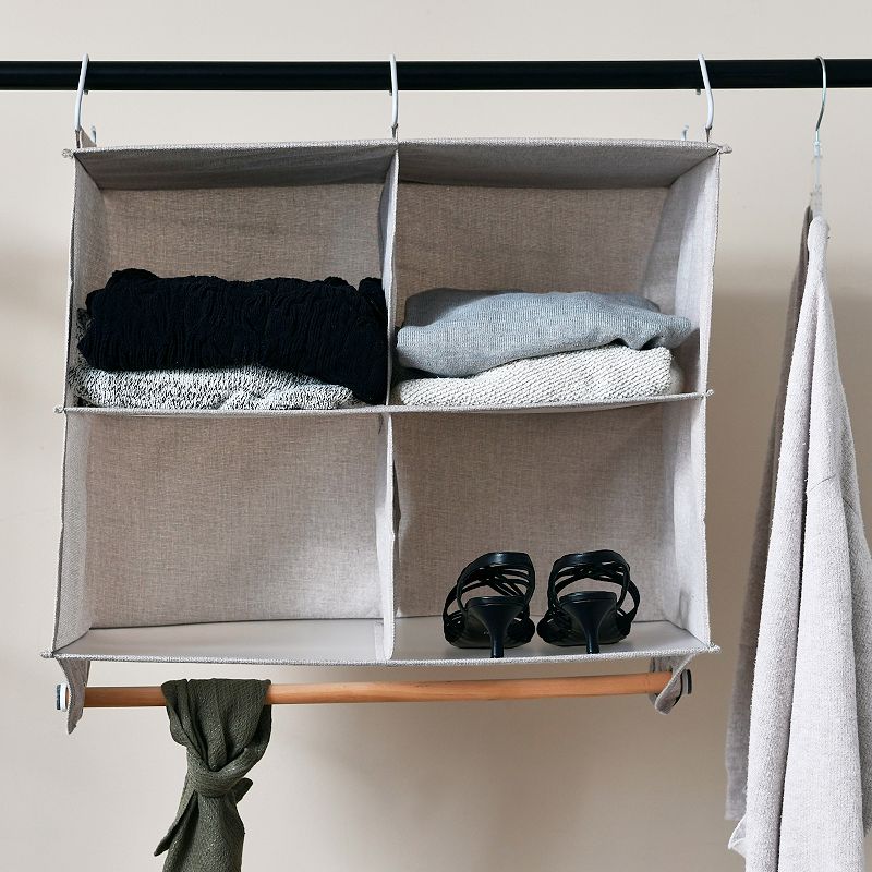 Household Essentials 4-Pocket Wide Closet Organizer