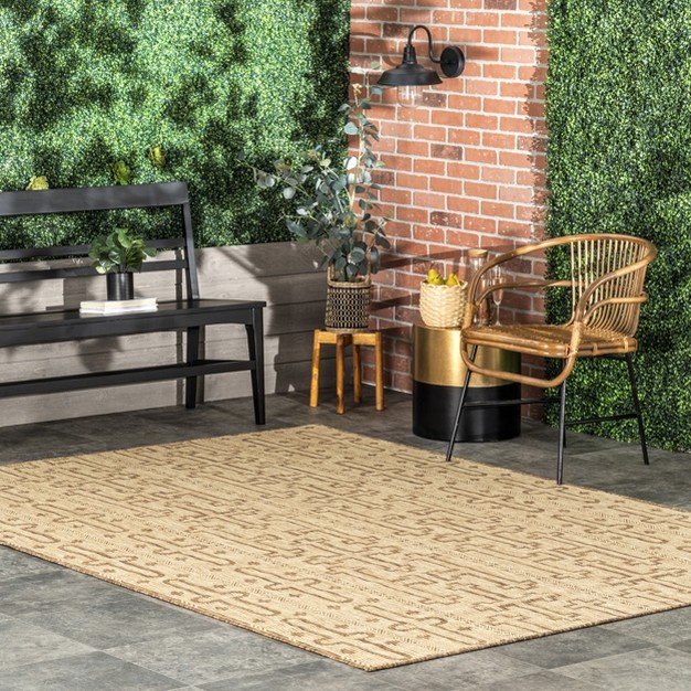 Nuloom Brandy Transitional Celtic Indoor And Outdoor Patio Area Rug