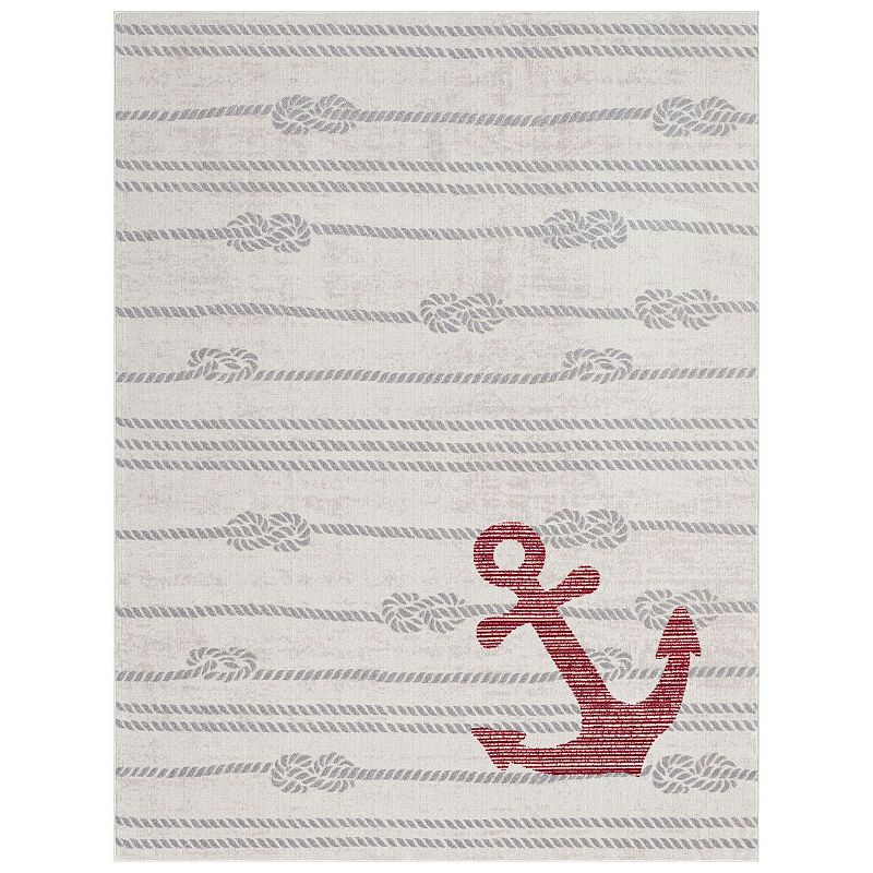 Home Dynamix Marine Anchor Coastal Anchor Indoor Outdoor Area Rug