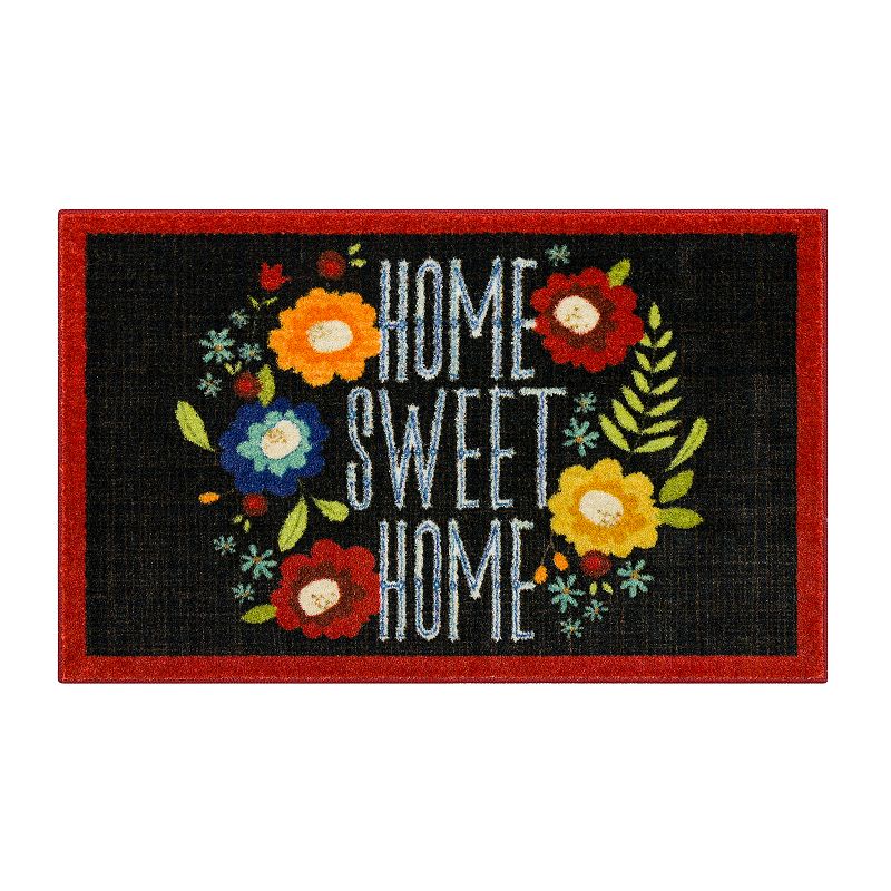 Mohawk® Home Home Sweet Home Flowers Accent Kitchen Rug