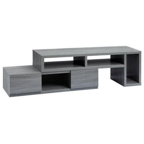 Urban Designs Adjustable TV Stand Console for TV up to 65 - 83 inches