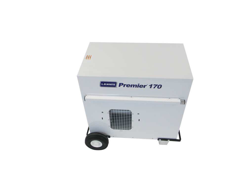 170，000BTU Portable LP Ductable Heater ;