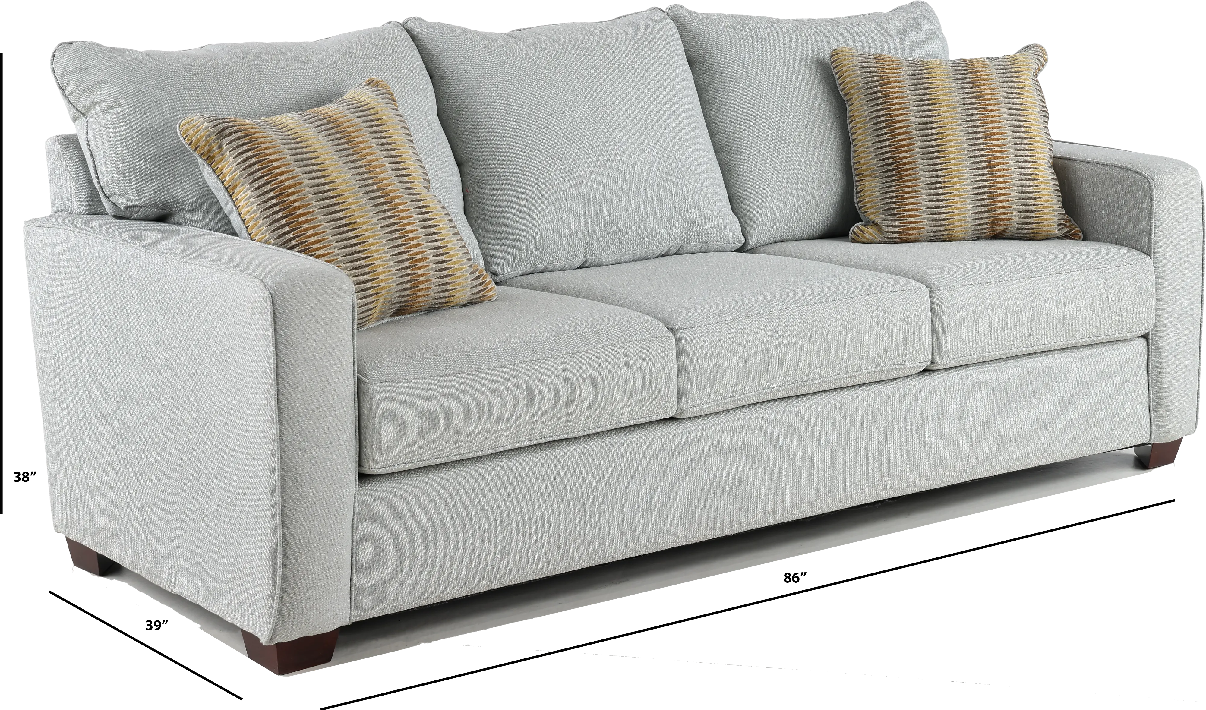 Gavin Sky Gray Sofa