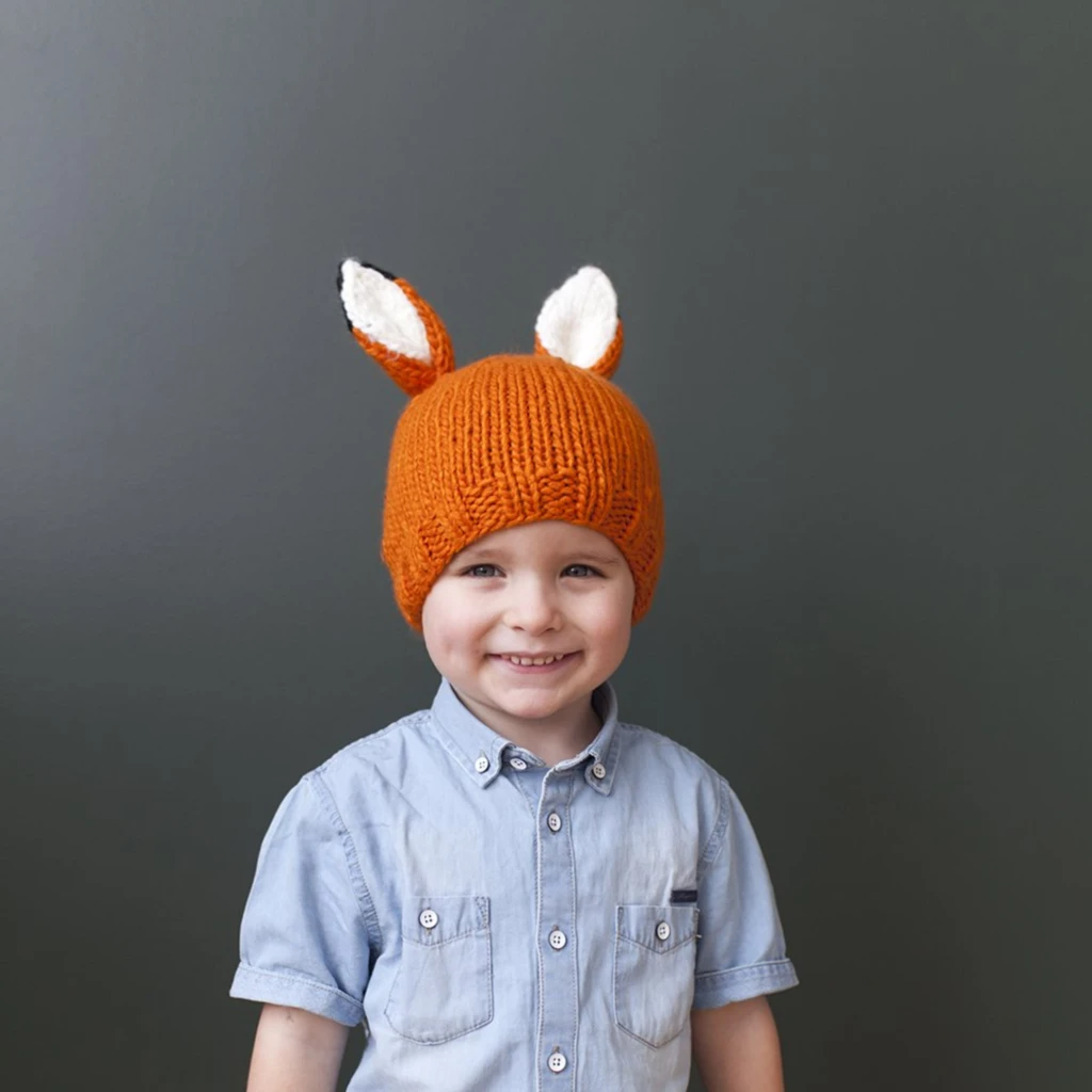 Rusty Fox Knit Hat by The Blueberry Hill