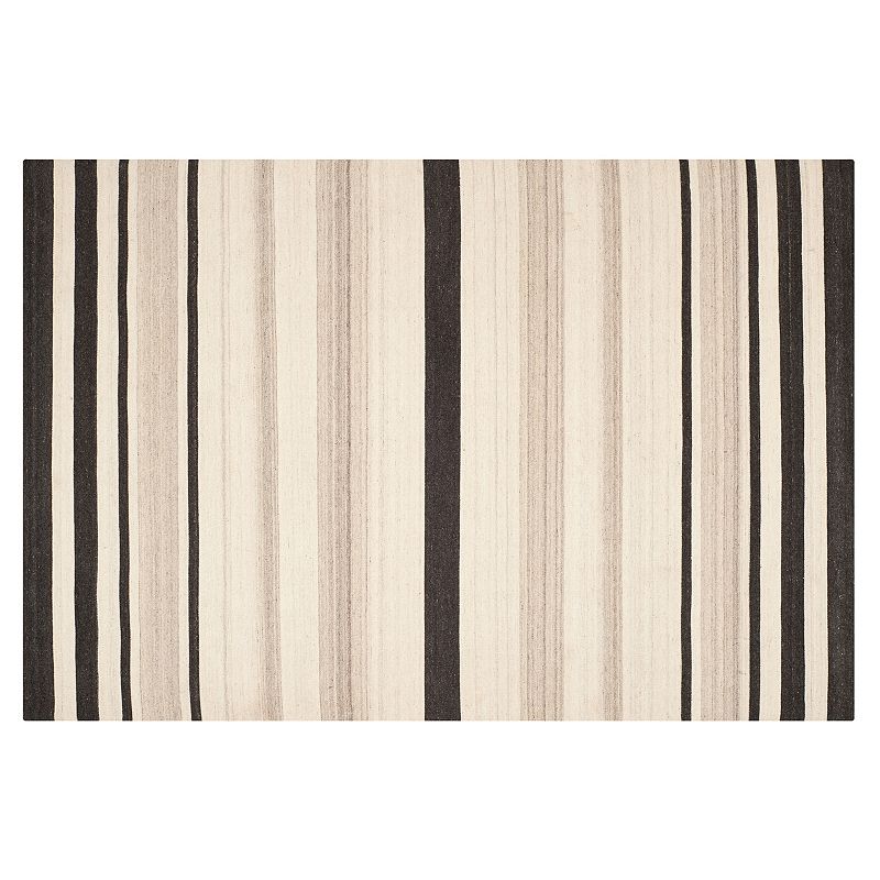 Safavieh Dhurries Stripe Handwoven Flatweave Wool Rug