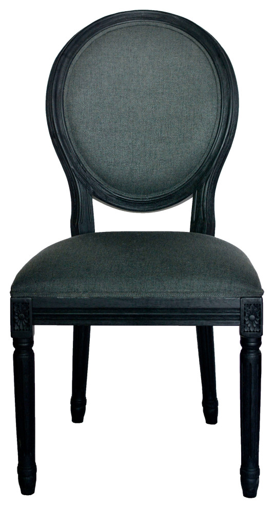 GDF Studio Babbs Traditional Fabric Dining Chairs  Set of 2   Traditional   Dining Chairs   by GDFStudio  Houzz