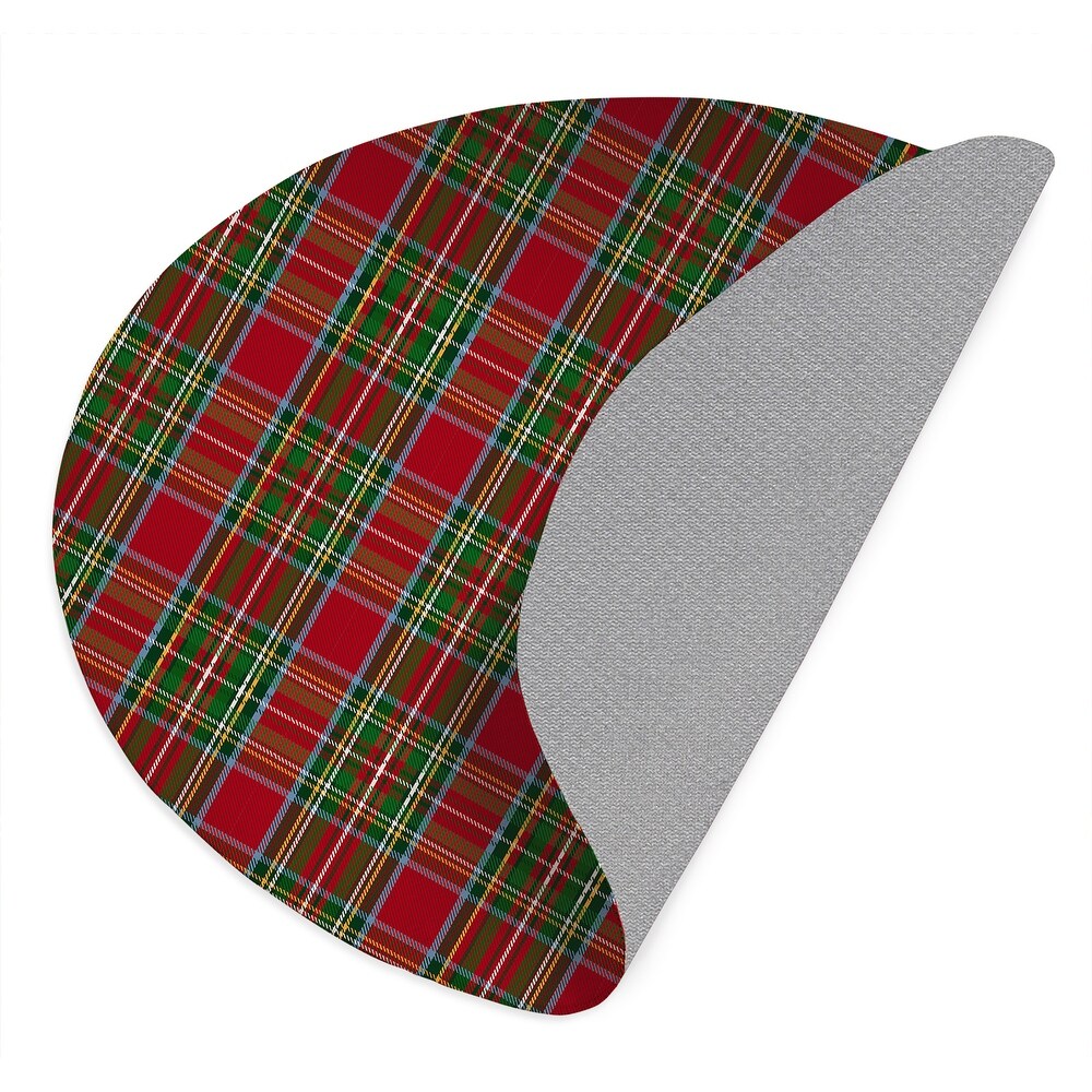 TARTAN CHRISTMAS Outdoor Rug By Terri Ellis