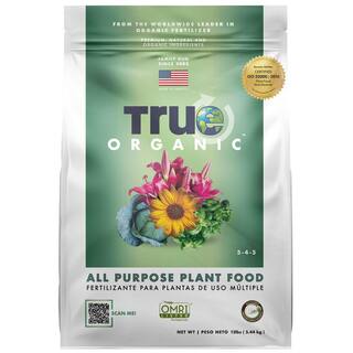 TRUE ORGANIC 12 lbs. Organic All Purpose Plant Food Dry Fertilizer OMRI Listed 5-4-5 R0025