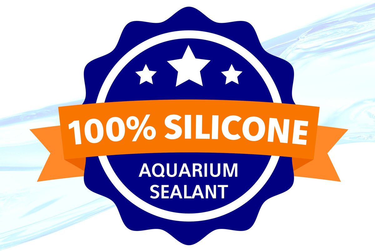 Aqueon Aquarium Silicone Sealant， Clear