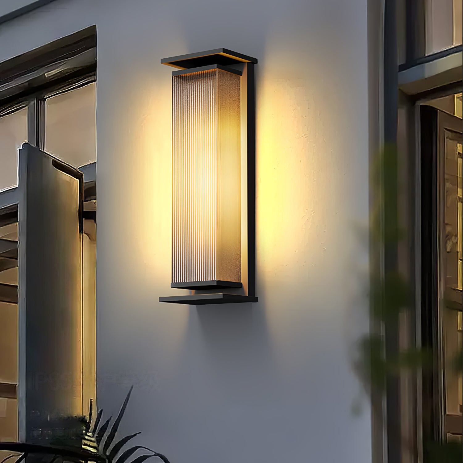 Rectangular Box Outdoor Wall Lamp