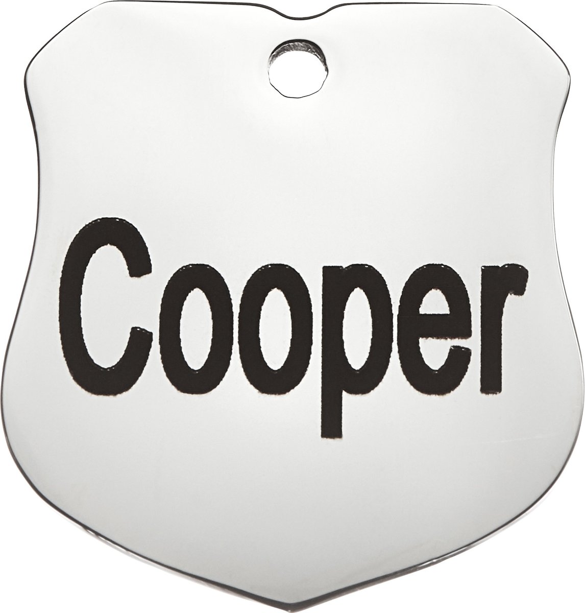 Frisco Stainless Steel Personalized Dog and Cat ID Tag， Badge