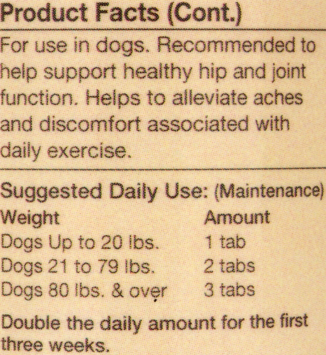 NaturVet S.O.D. Boswelia Chewable Tablets Joint Supplement for Dogs