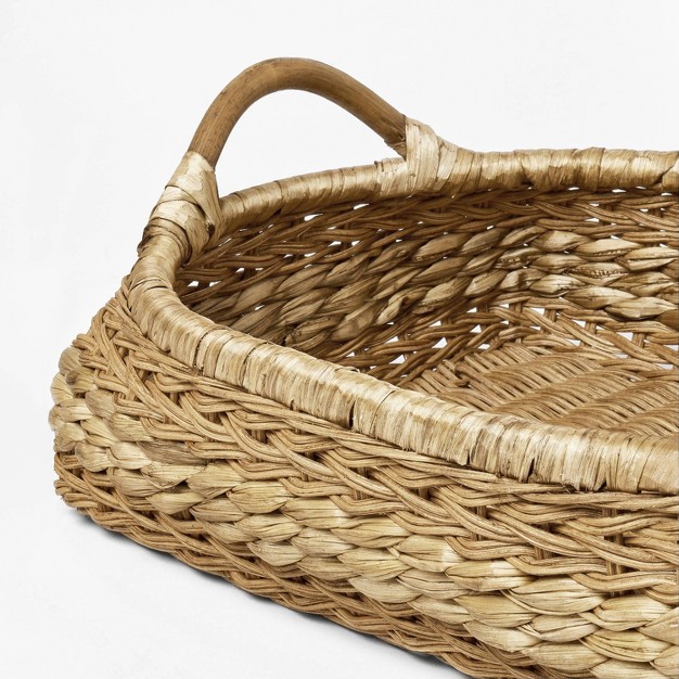 Oval Rim Woven Tray Designed With Studio Mcgee