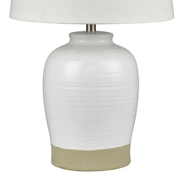 Peli 28'' High 1-Light Table Lamp - White