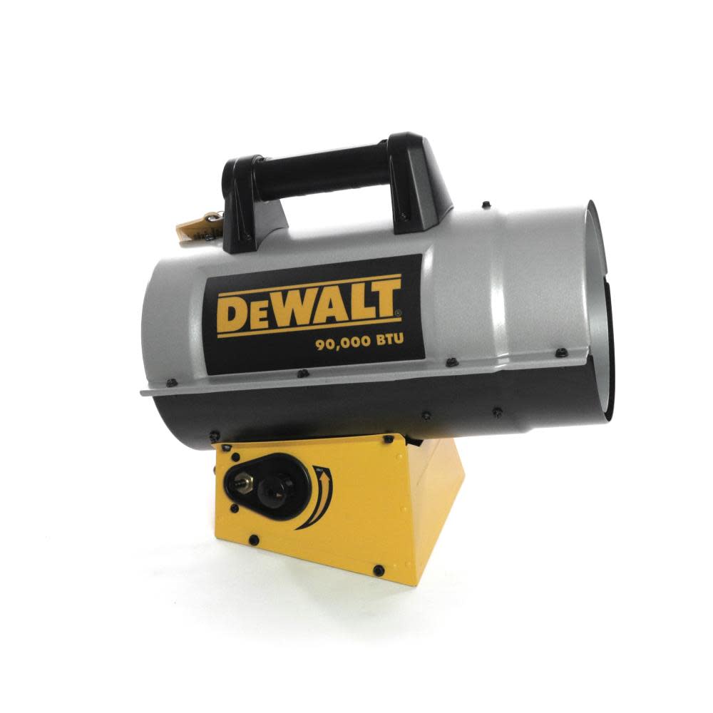 DEWALT Reconditioned Heater 90000 BTU Forced Air Propane Quiet Burner Technology Job Site