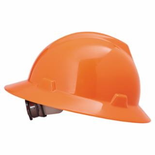 Msa 454 10021292 Fluorescent Orange V Gard Hat W/R...