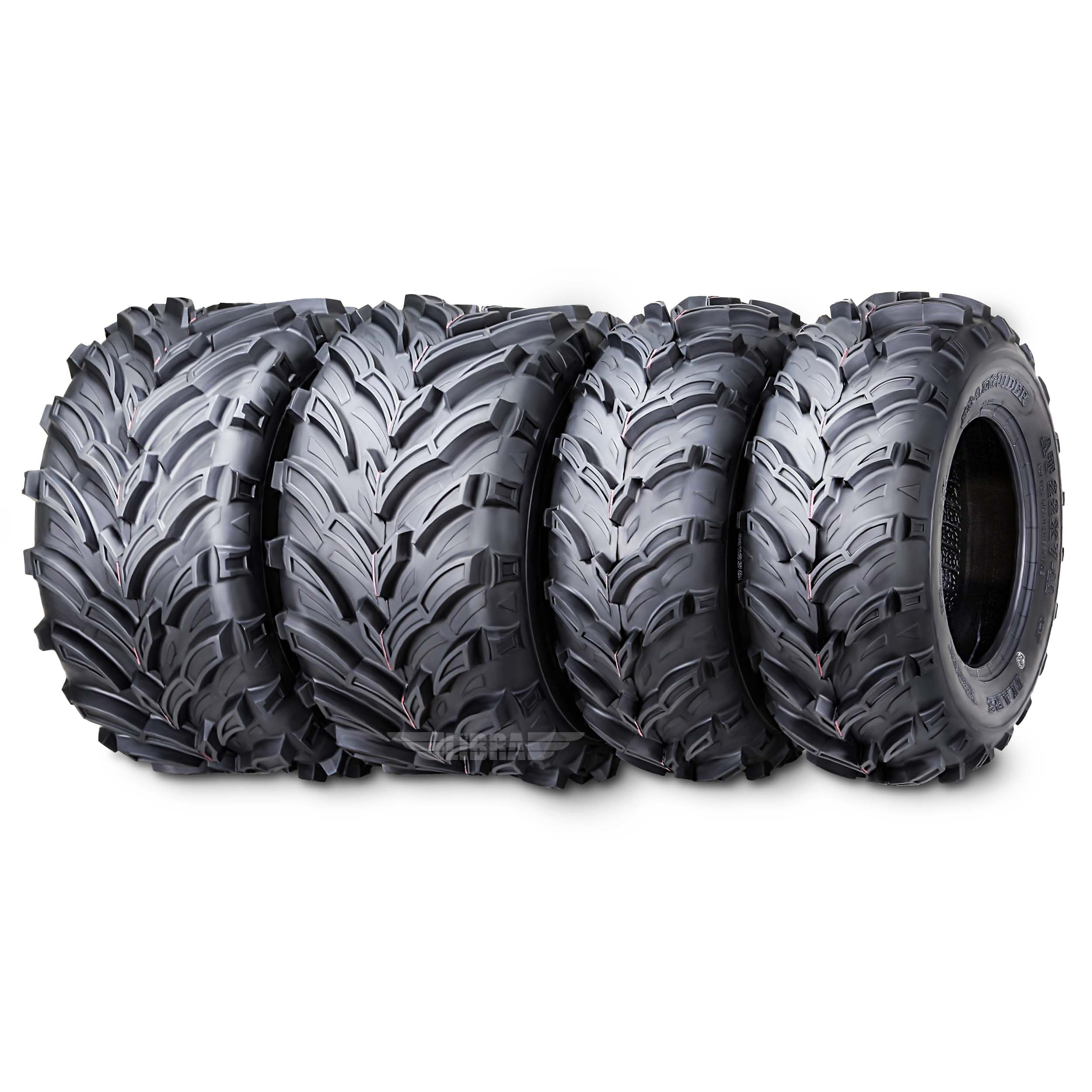 Set of 4 New ATV/UTV Tires 22x7-11 Front and 22x10-9 Rear /6PR -10333/10334