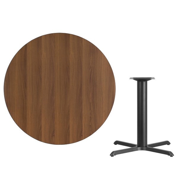 42'' Round Laminate Table Top with 33'' x 33'' Table Height Base