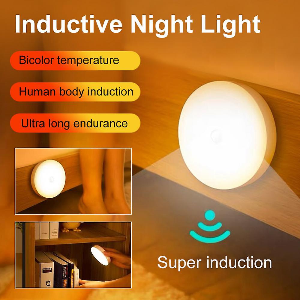 Motion Sensor Led Night Light Smart Lamp For Room Hallway Pathway Toilet Bedside Light Usb